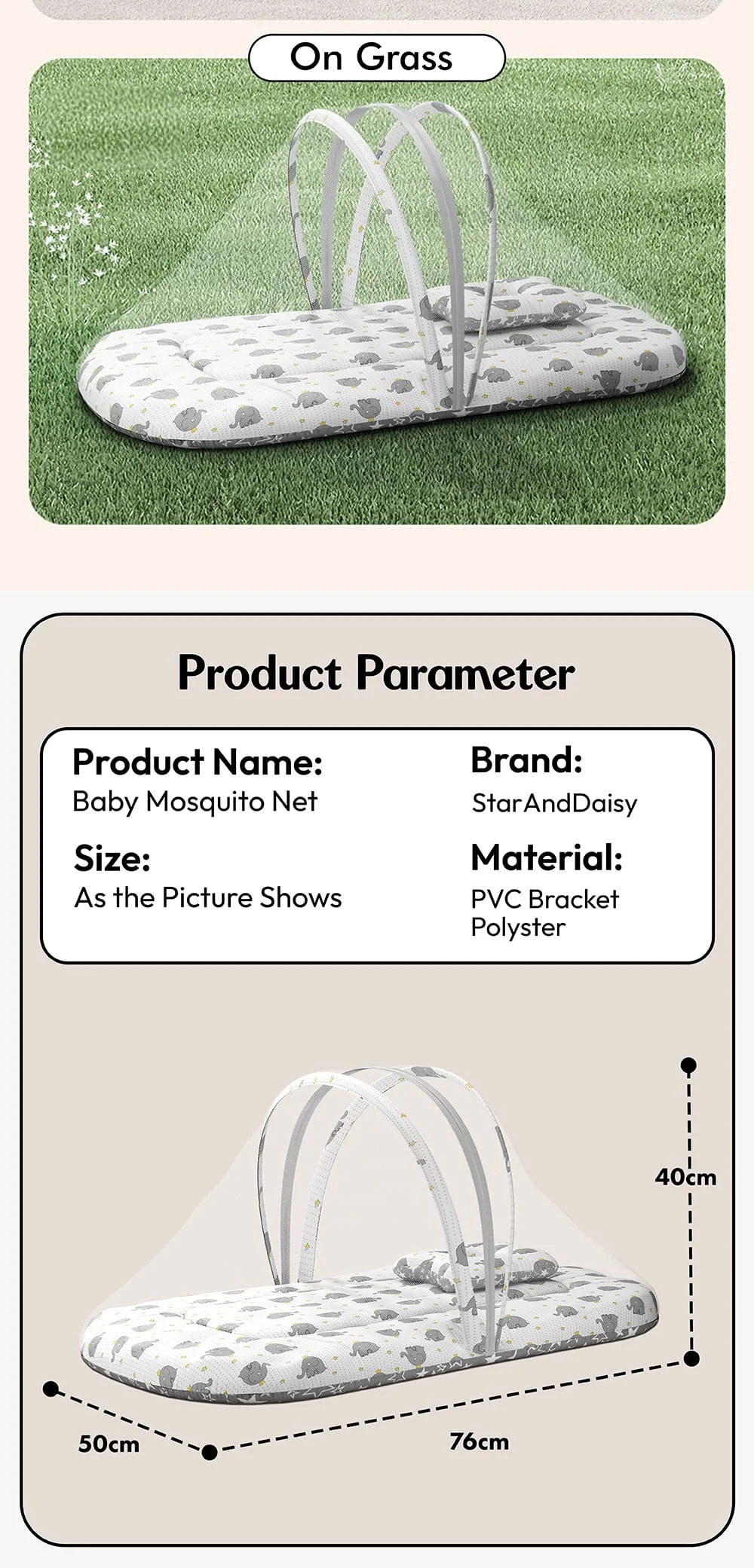 Baby-Beddingset-with-mosquito net