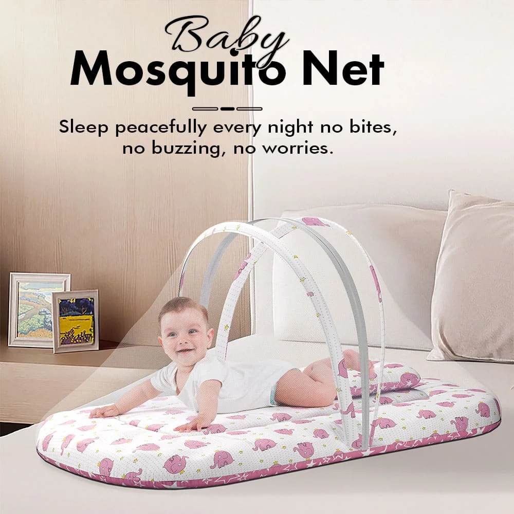 baby bed with mosquito net
