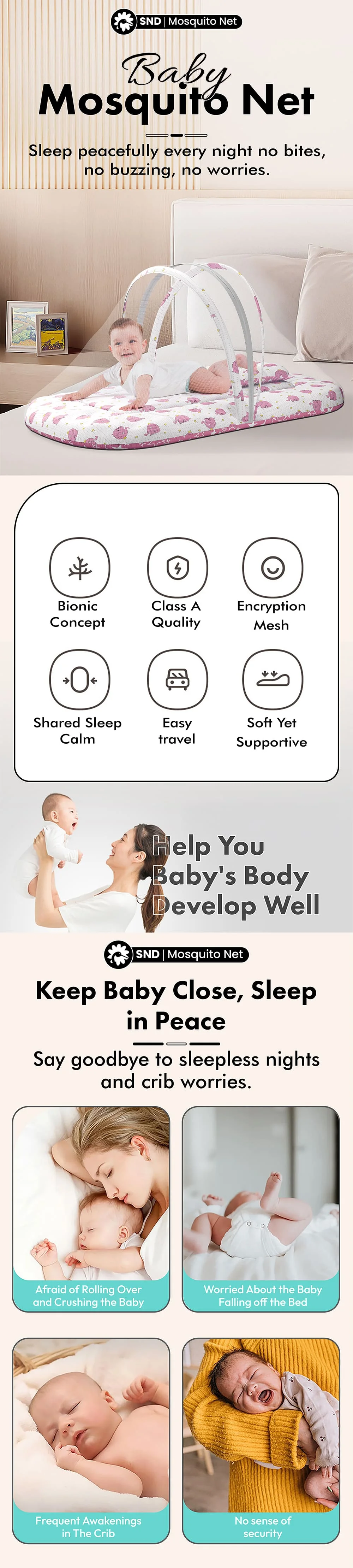 Baby-Beddingset-with-mosquito net