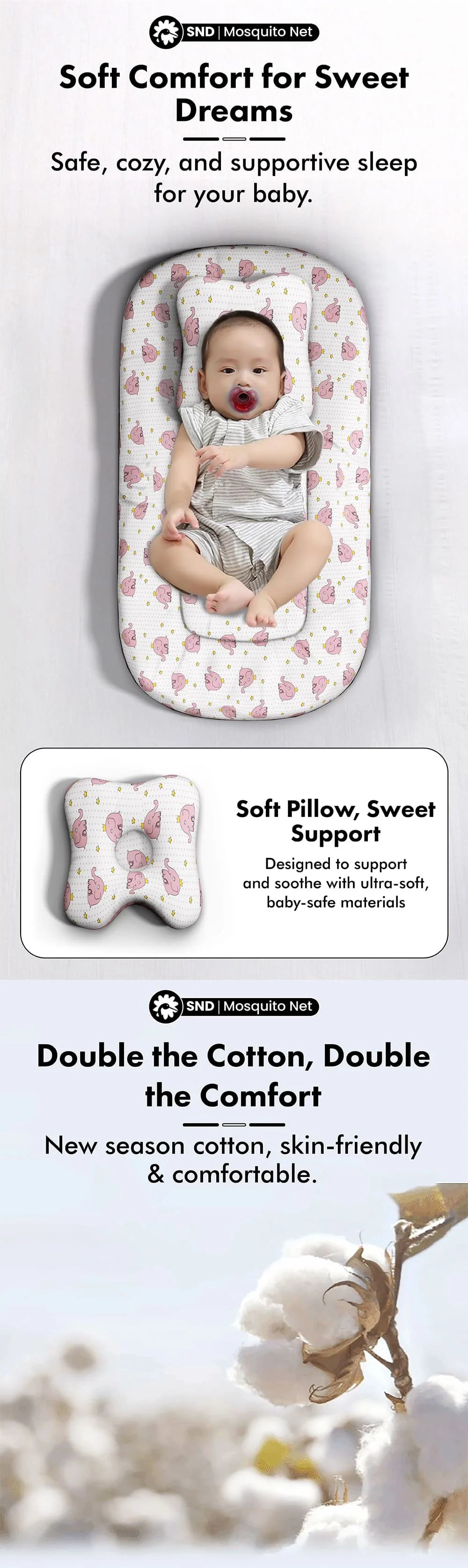 Baby-Beddingset-with-mosquito net
