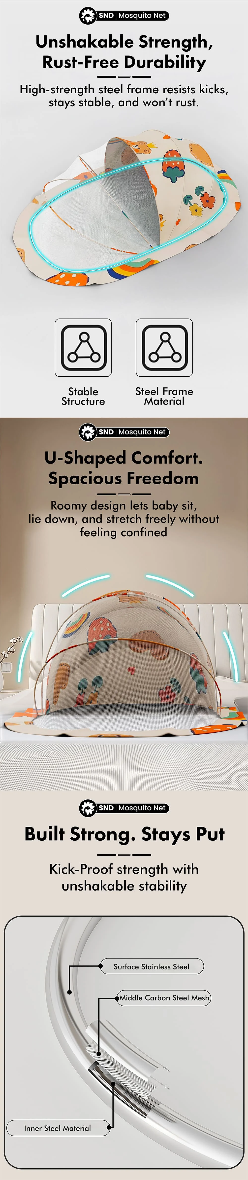 Baby mosquito net