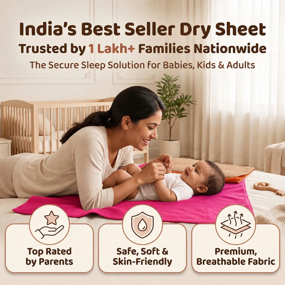 best seller Baby Dry sheet orange pink