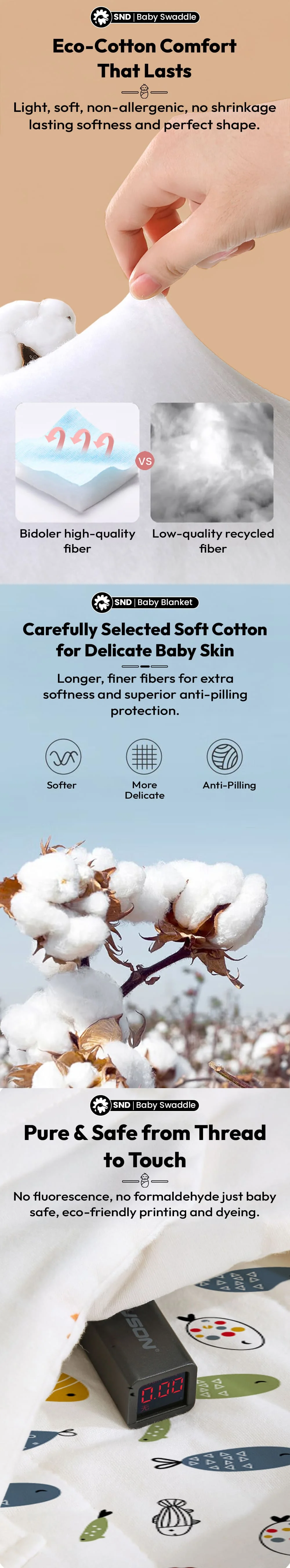 Butterfly Shaped Baby Swaddle