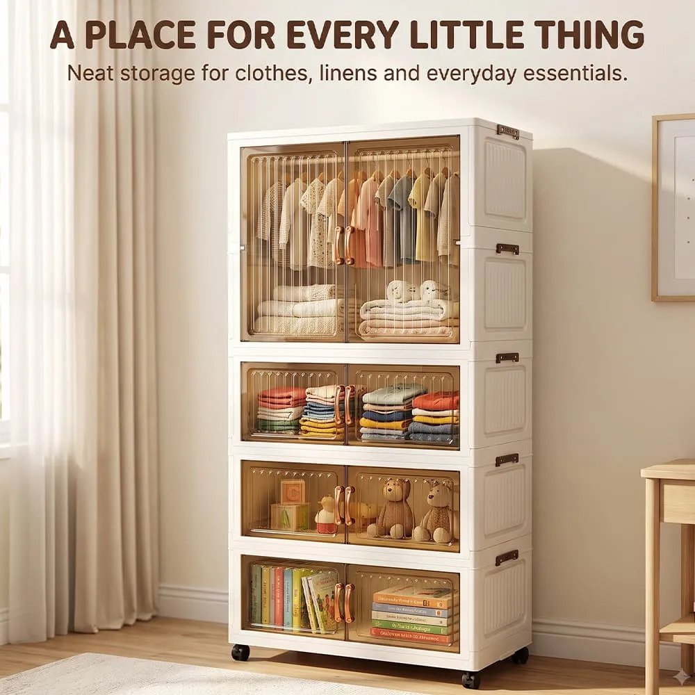 manage everything with Foldable Storage Cabinets Transparent 1 Wardrobe 3 Folding Boxes manage everything with Foldable Storage Cabinets Transparent 1 Wardrobe 3 Folding Boxes