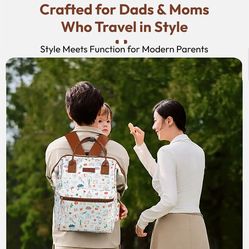 Stylish diaper bag
