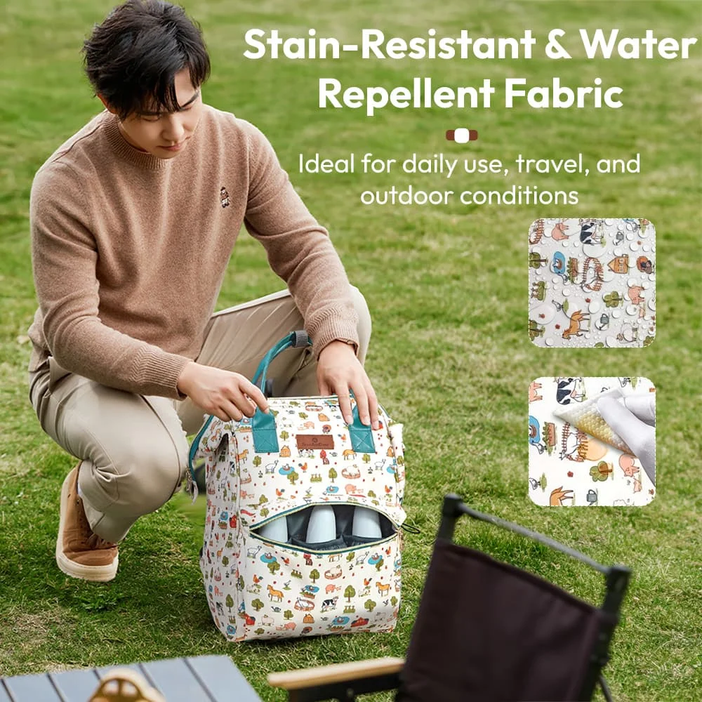 Waterproof diaper bag