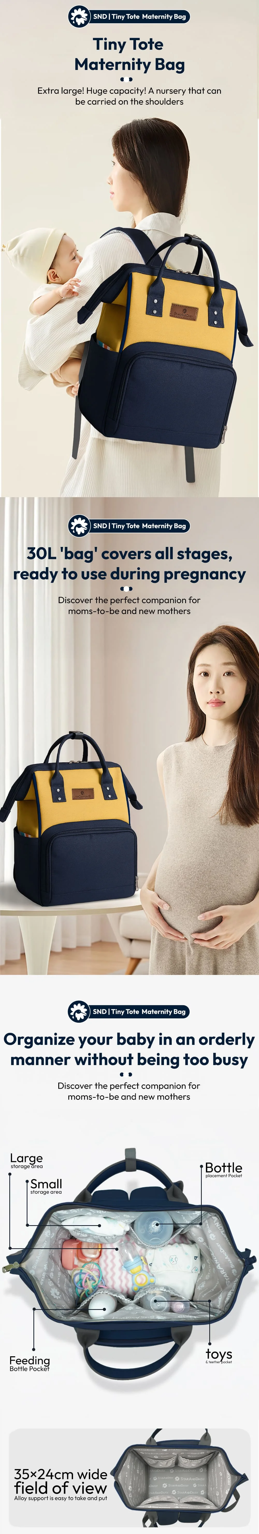 Baby diaper bag for travel