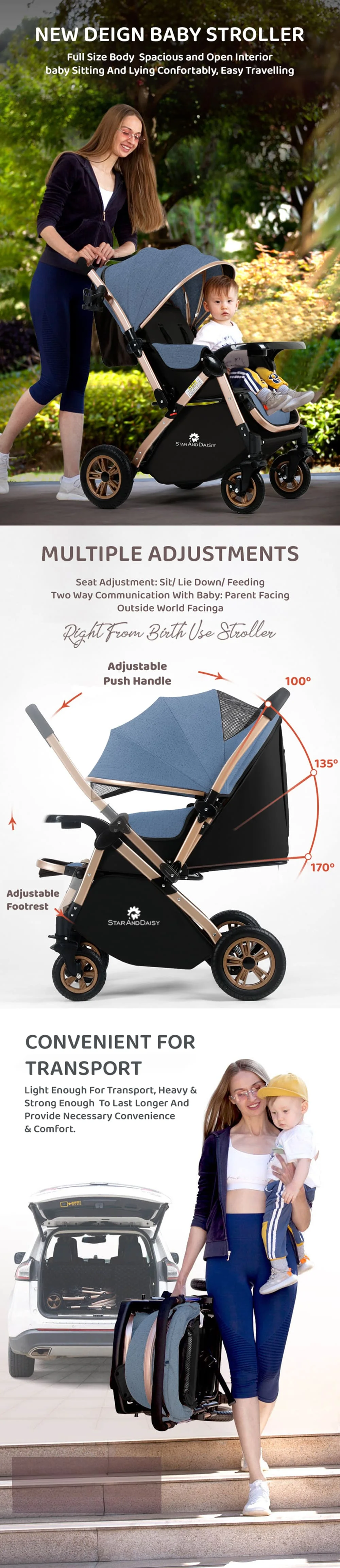 Baby Stroller For Newborn