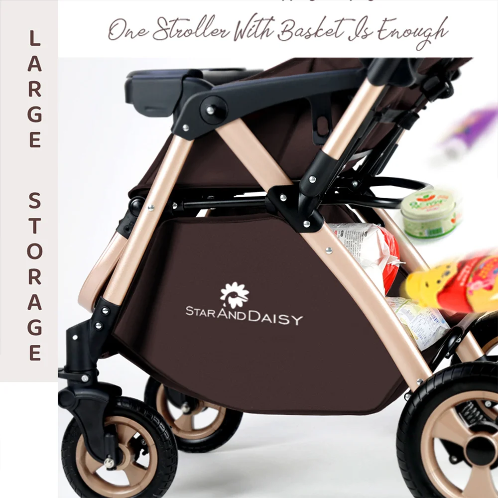 Compact Baby Stroller With Canopy