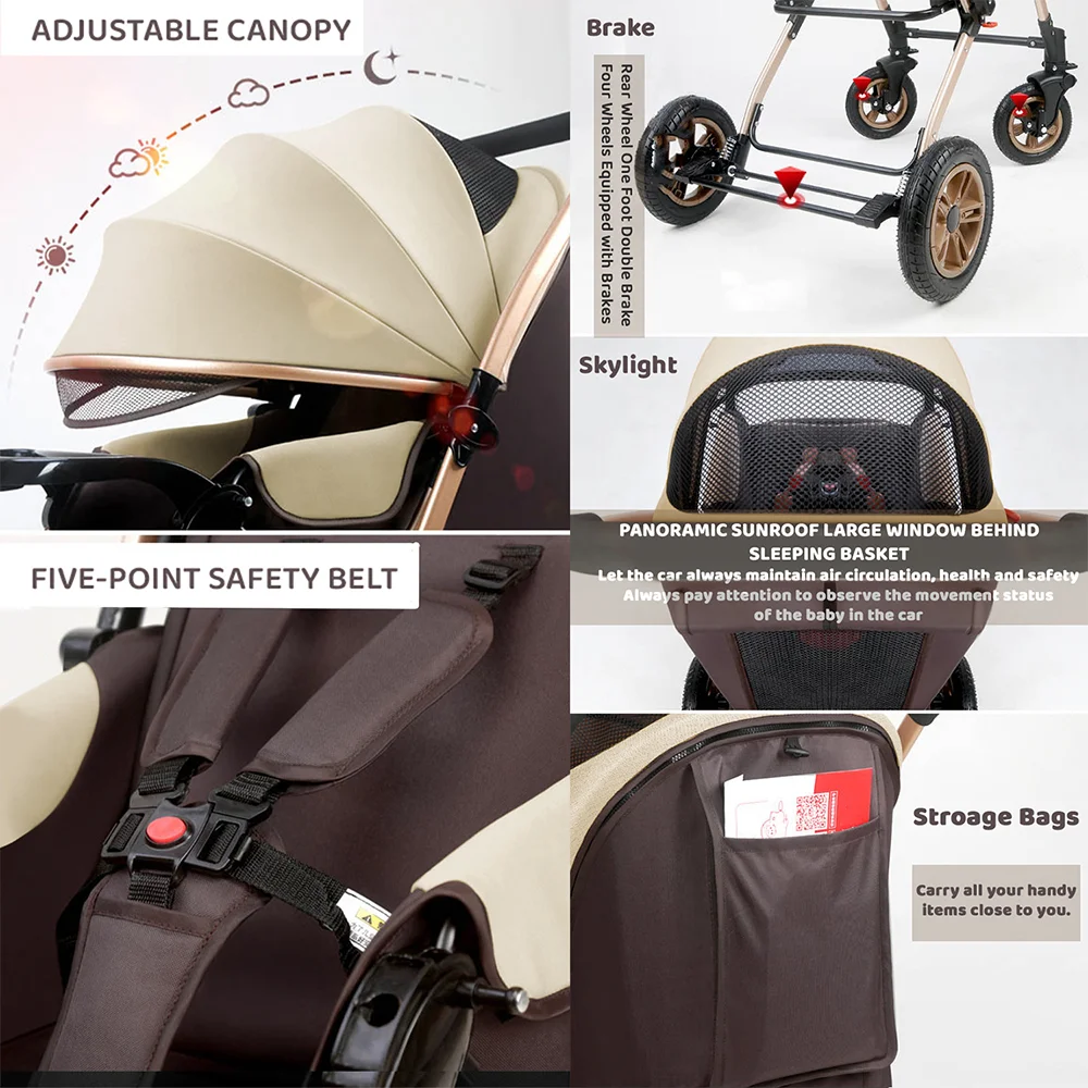 Adjustable Baby Stroller For Toddlers