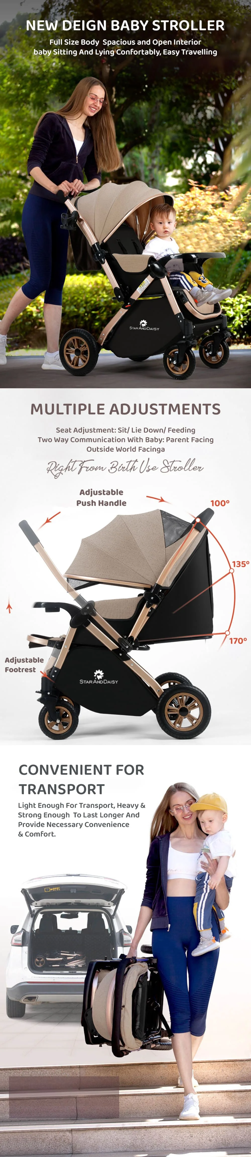 Baby Stroller For Newborn