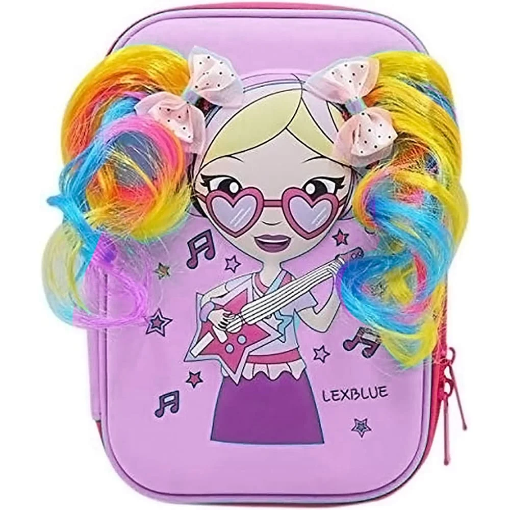 3D Pencil Case Girl Pink