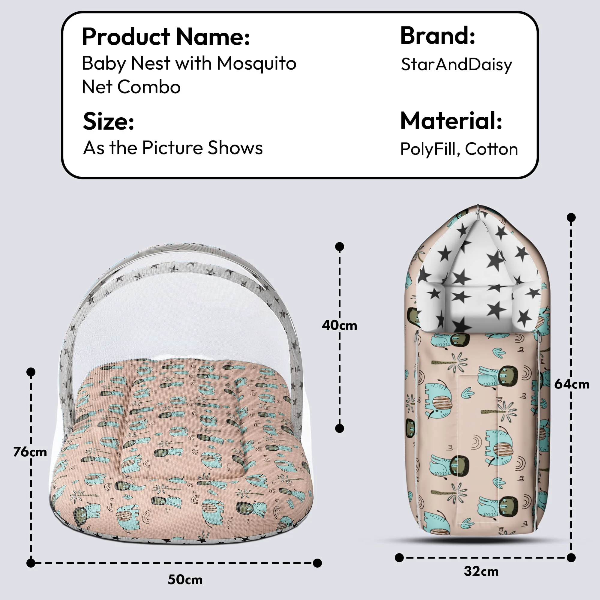 Baby Bedding Set and Sleeping Bag Combo