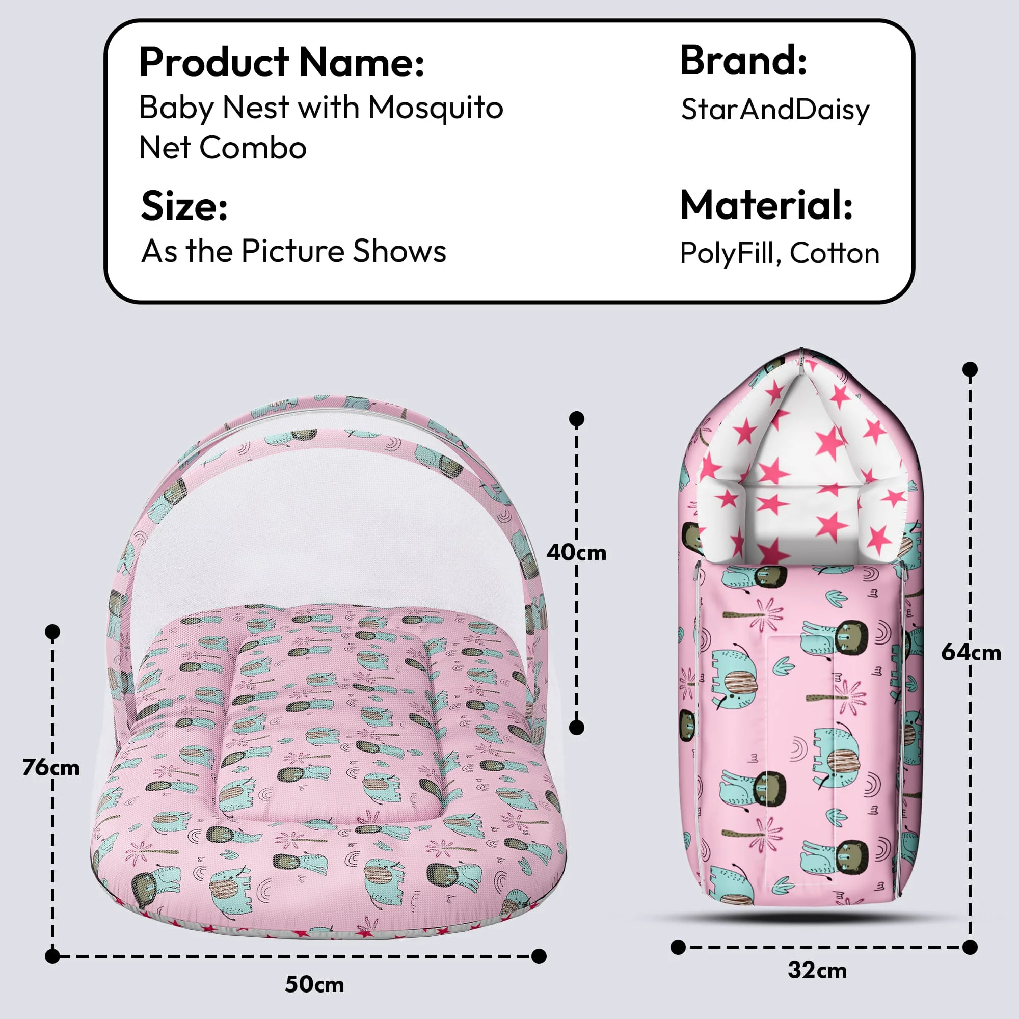 Baby Bedding Set and Sleeping Bag Combo