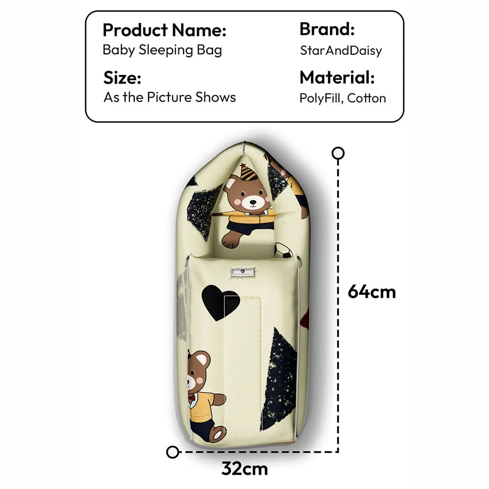 Baby Sleeping Bag Teddy Bear