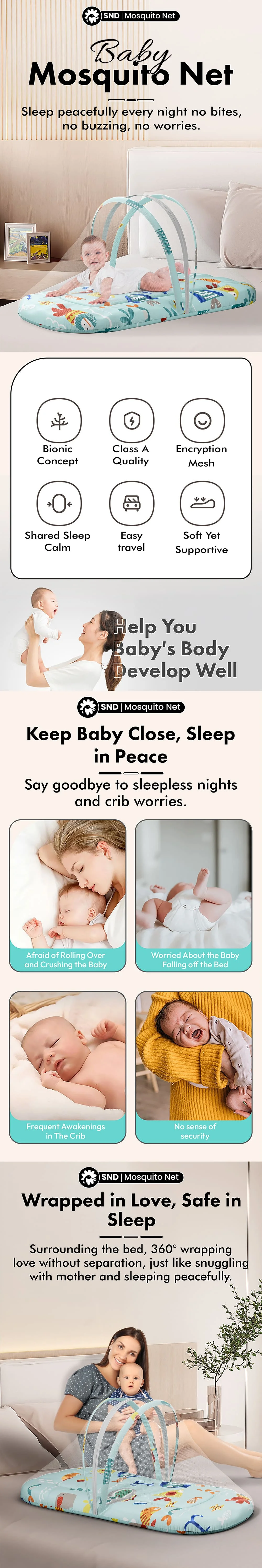 Bed Set with Mosquito Net