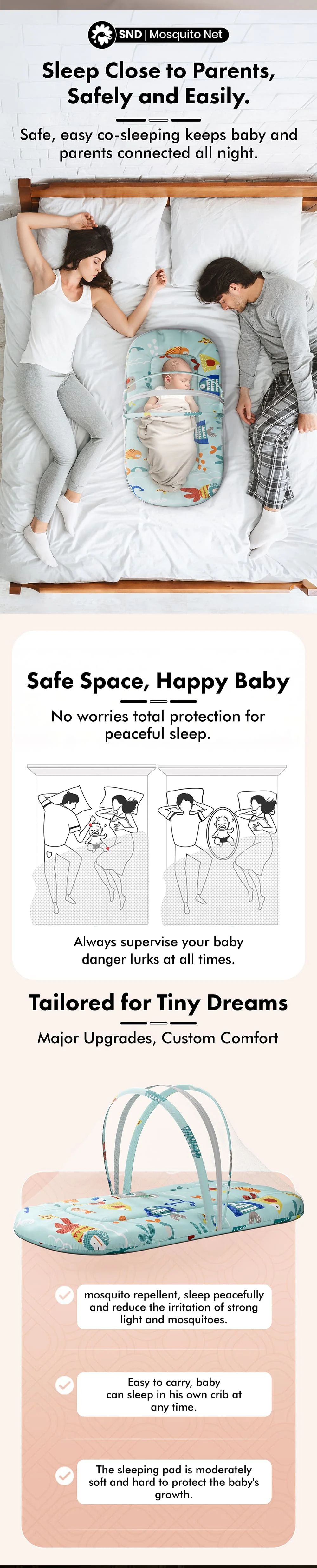 Bed Set with Mosquito Net