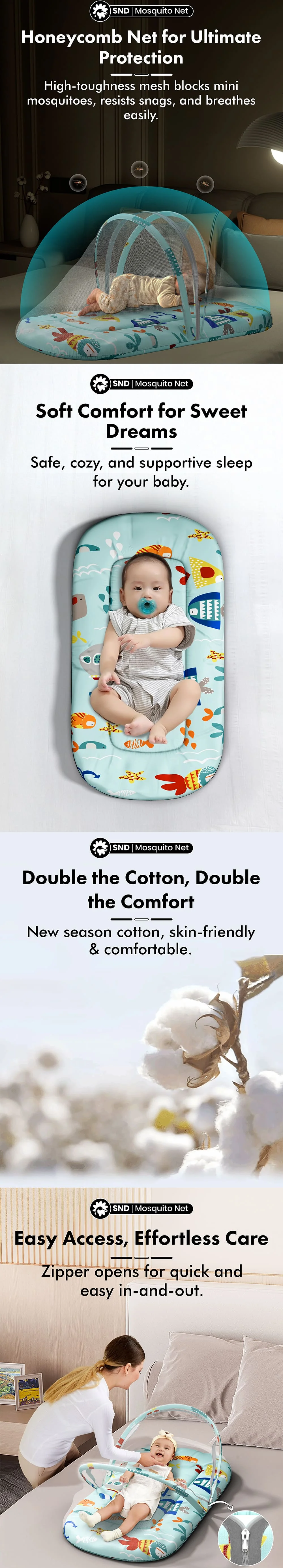 Bed Set with Mosquito Net