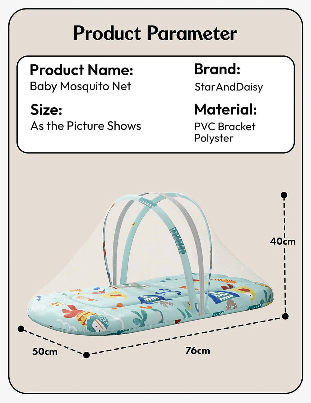 Bed Set with Mosquito Net