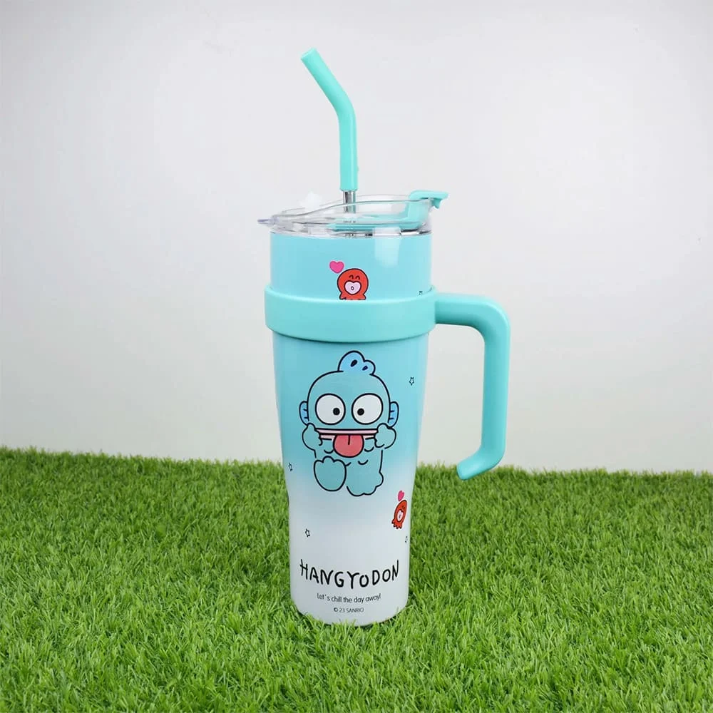 Cartoonistic stailess steel tumbler large size Blue