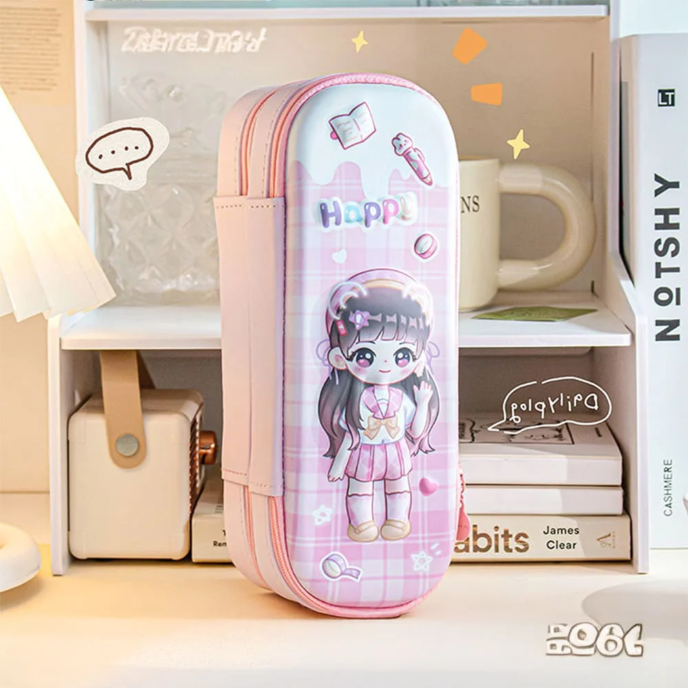 Double decker 3D pencil Box