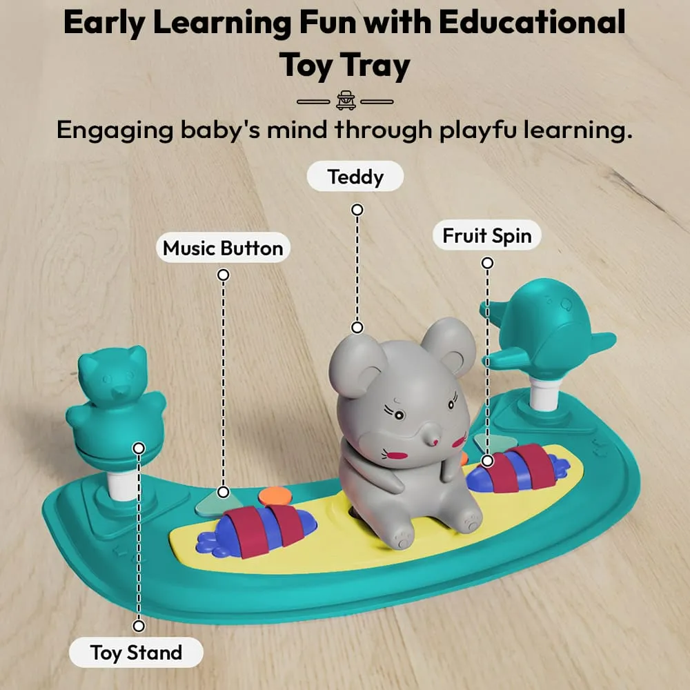 Multi-functional Intelligent Baby Walker with toys