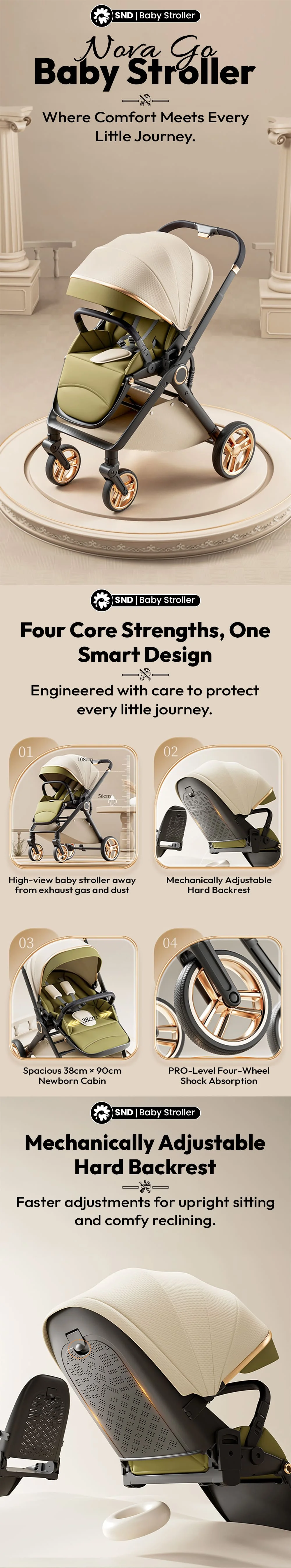 Nova Go Baby Stroller