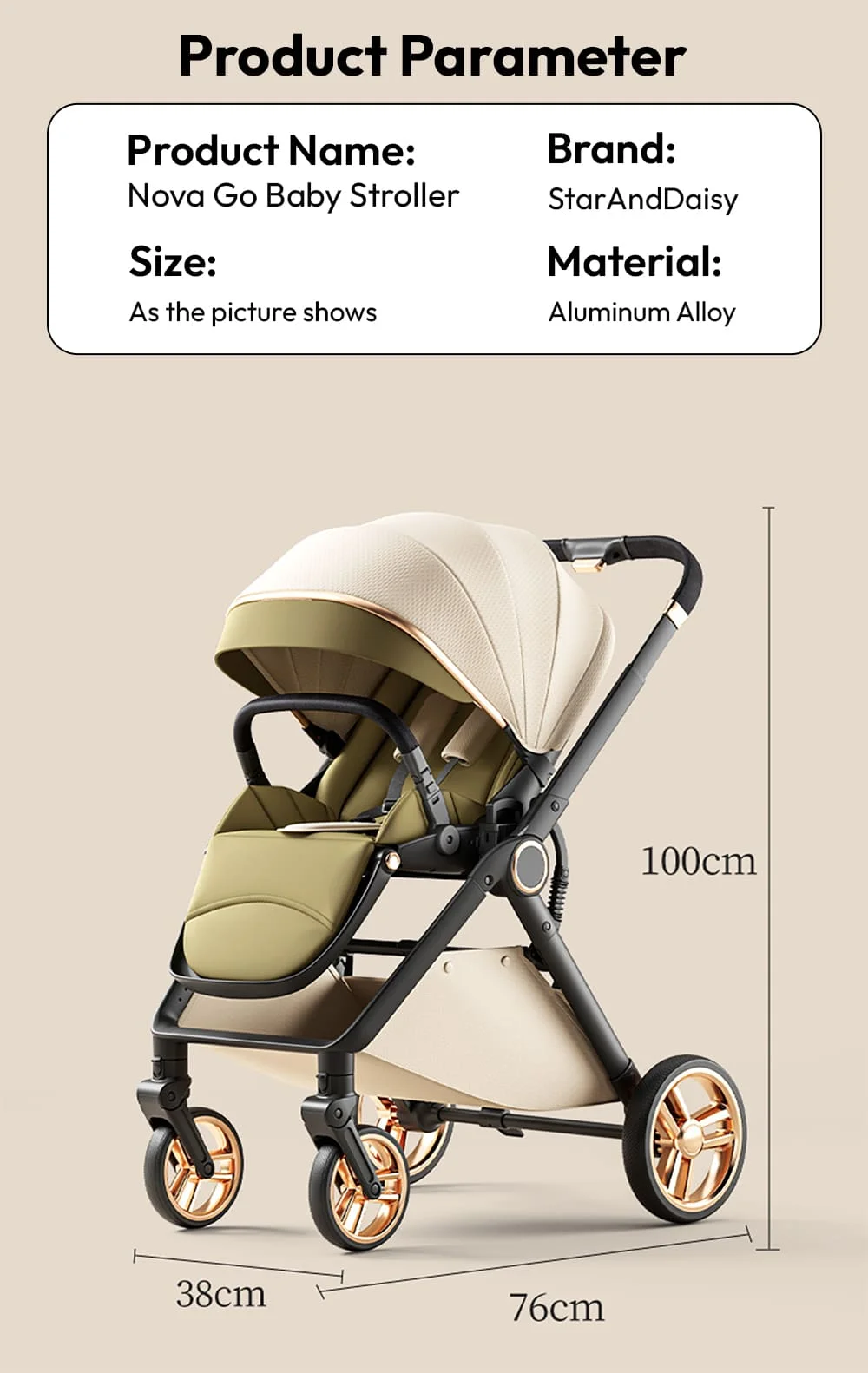 Nova Go Baby Stroller