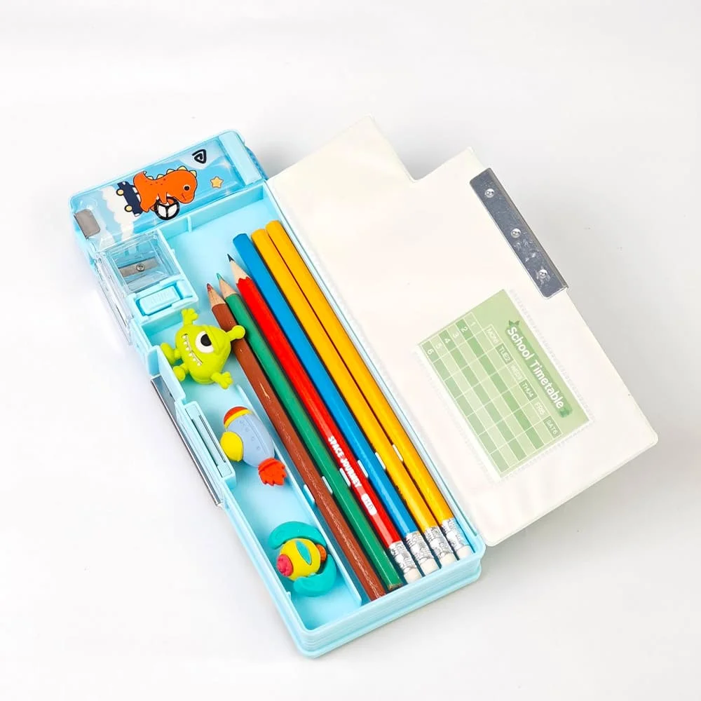 Pop eye Magnetic Pencile Box Light Blue