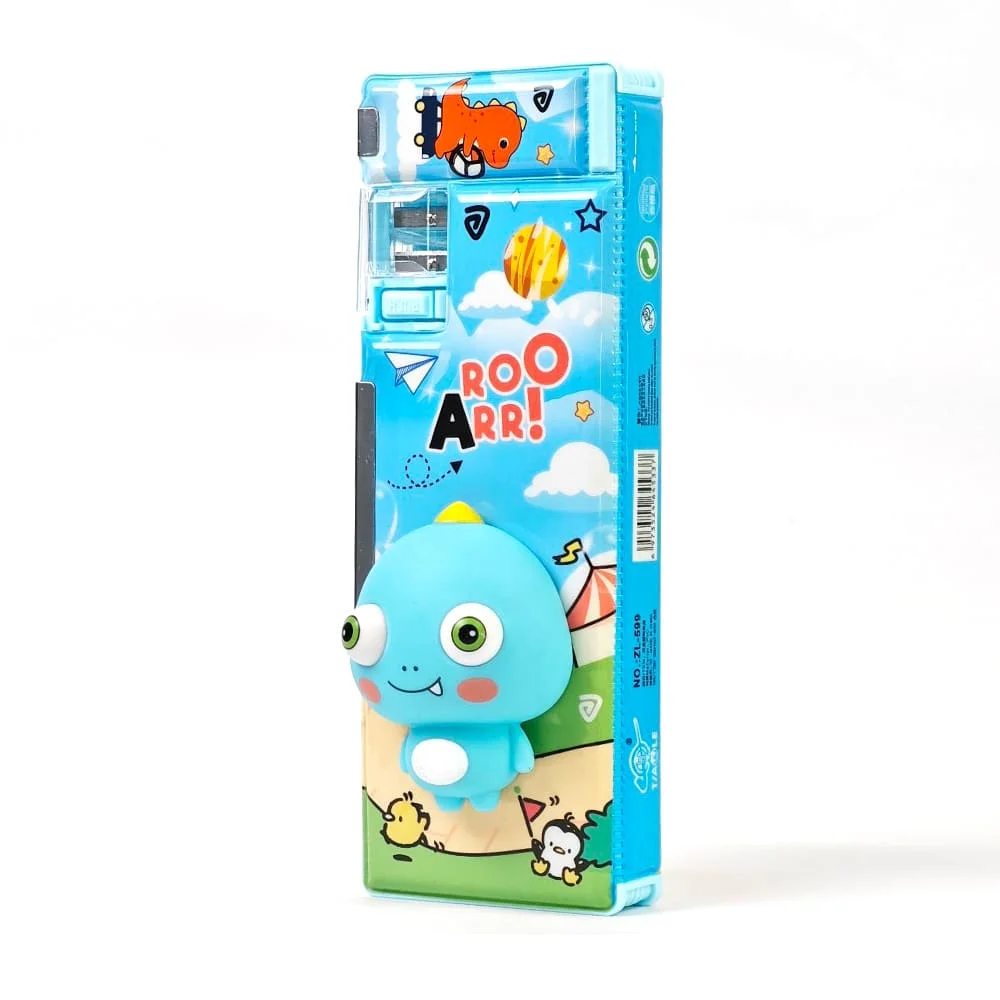 Pop eye Magnetic Pencile Box Light Blue