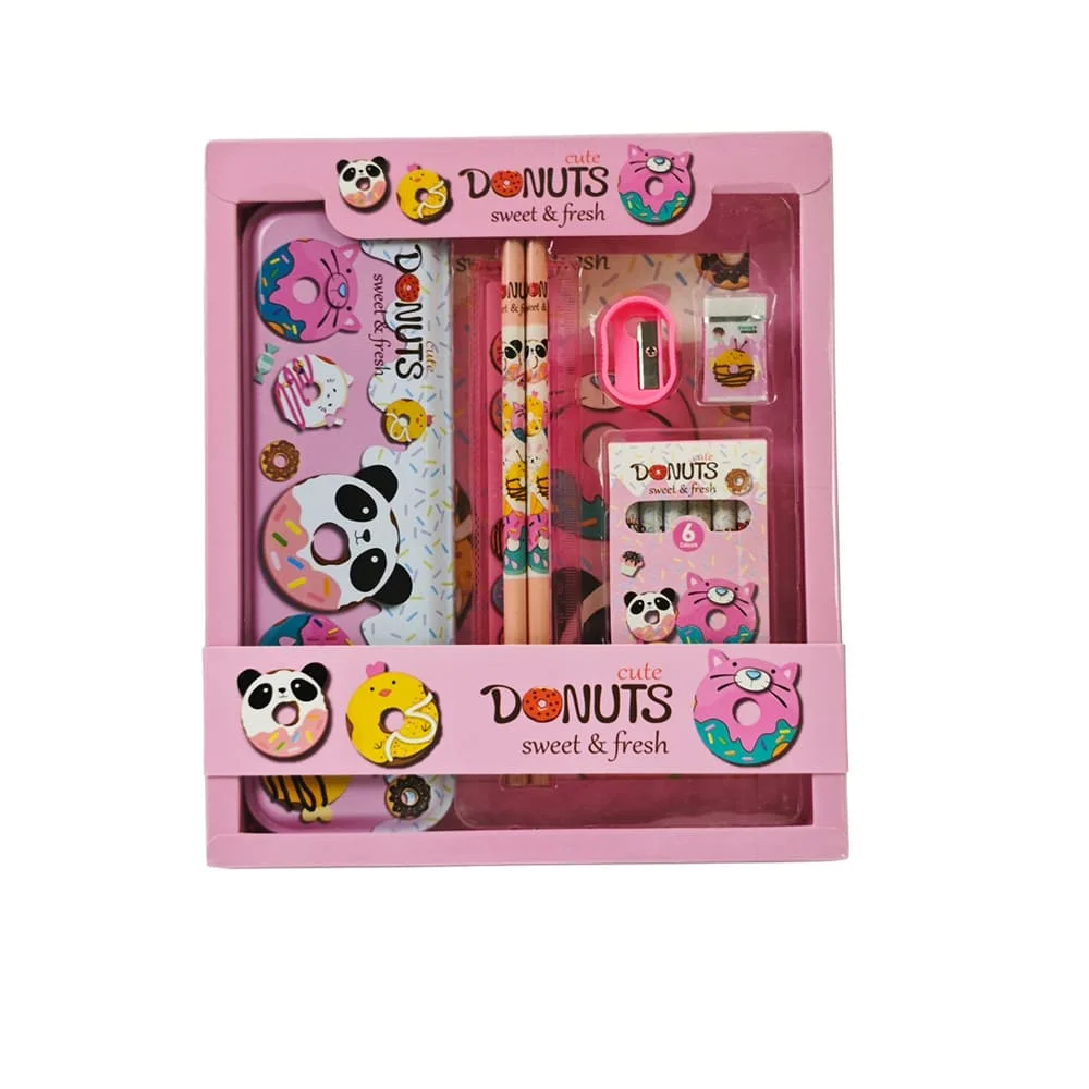 Stationart set Donut Pink