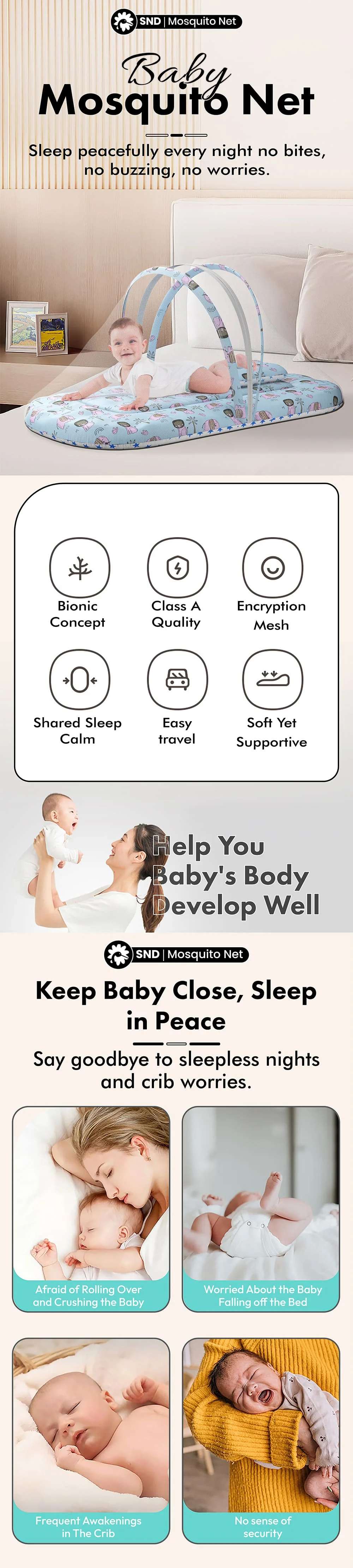 Baby-Beddingset-with-mosquito net