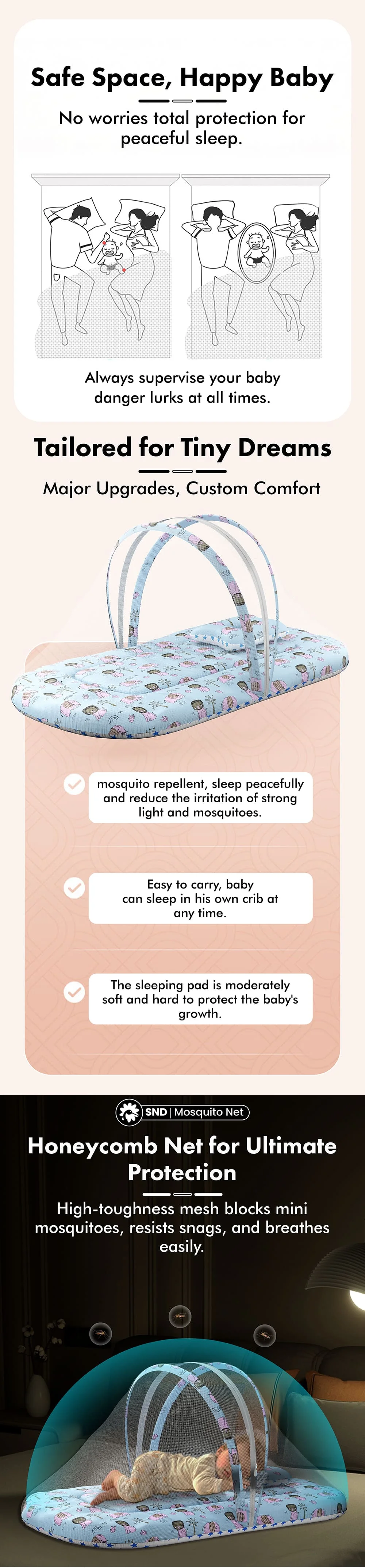 Baby-Beddingset-with-mosquito net