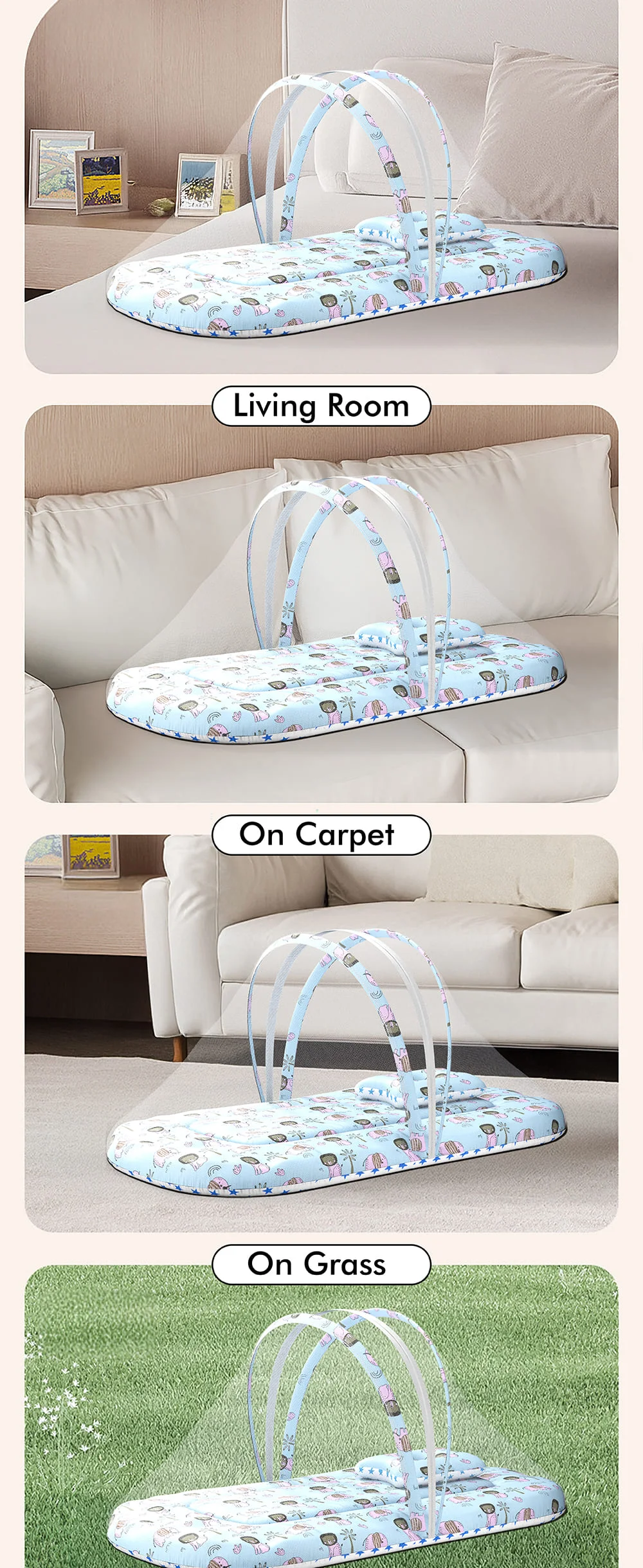 Baby-Beddingset-with-mosquito net