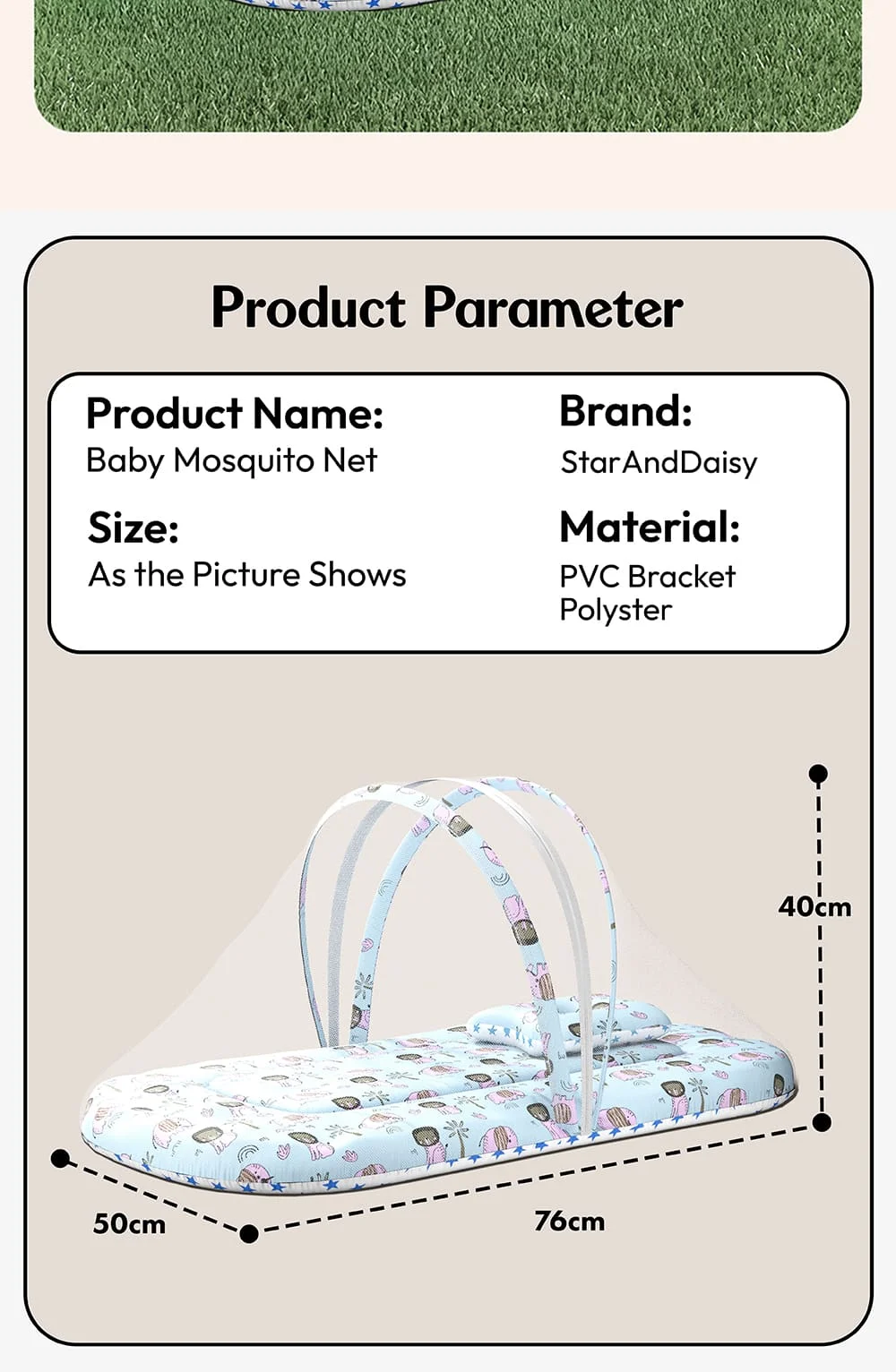 Baby-Beddingset-with-mosquito net