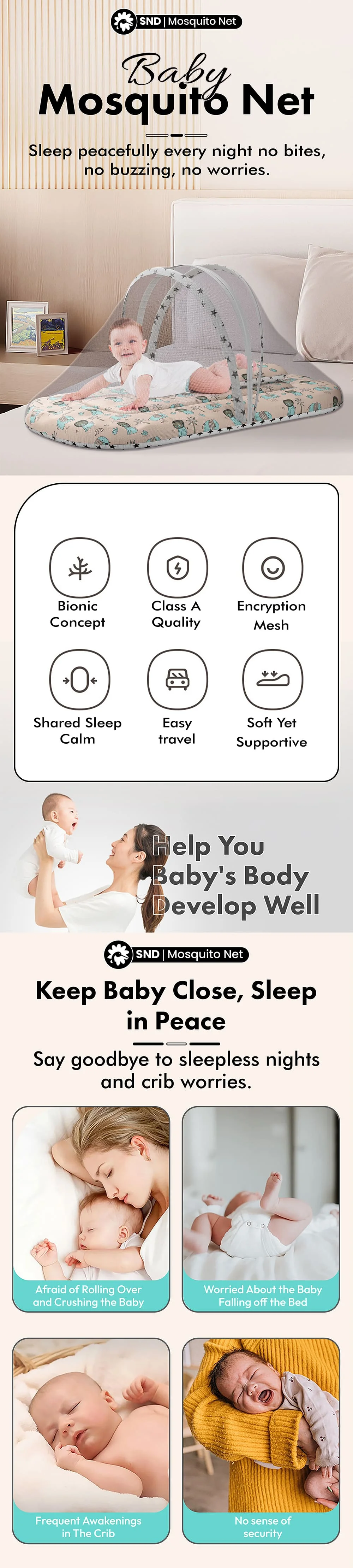 Baby-Beddingset-with-mosquito net