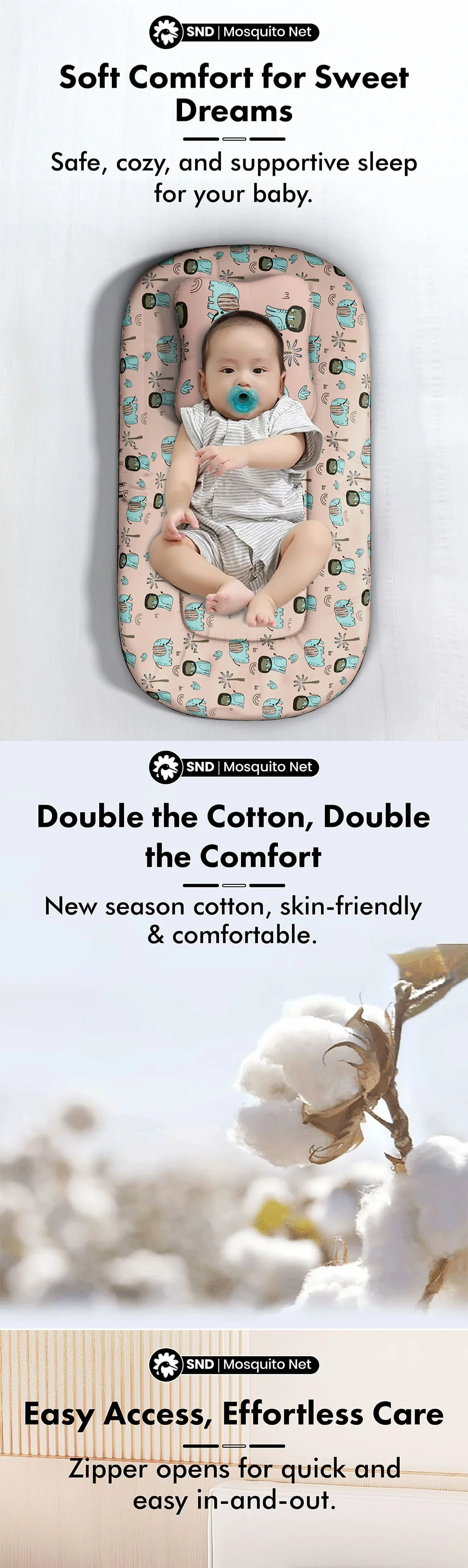 Baby-Beddingset-with-mosquito net