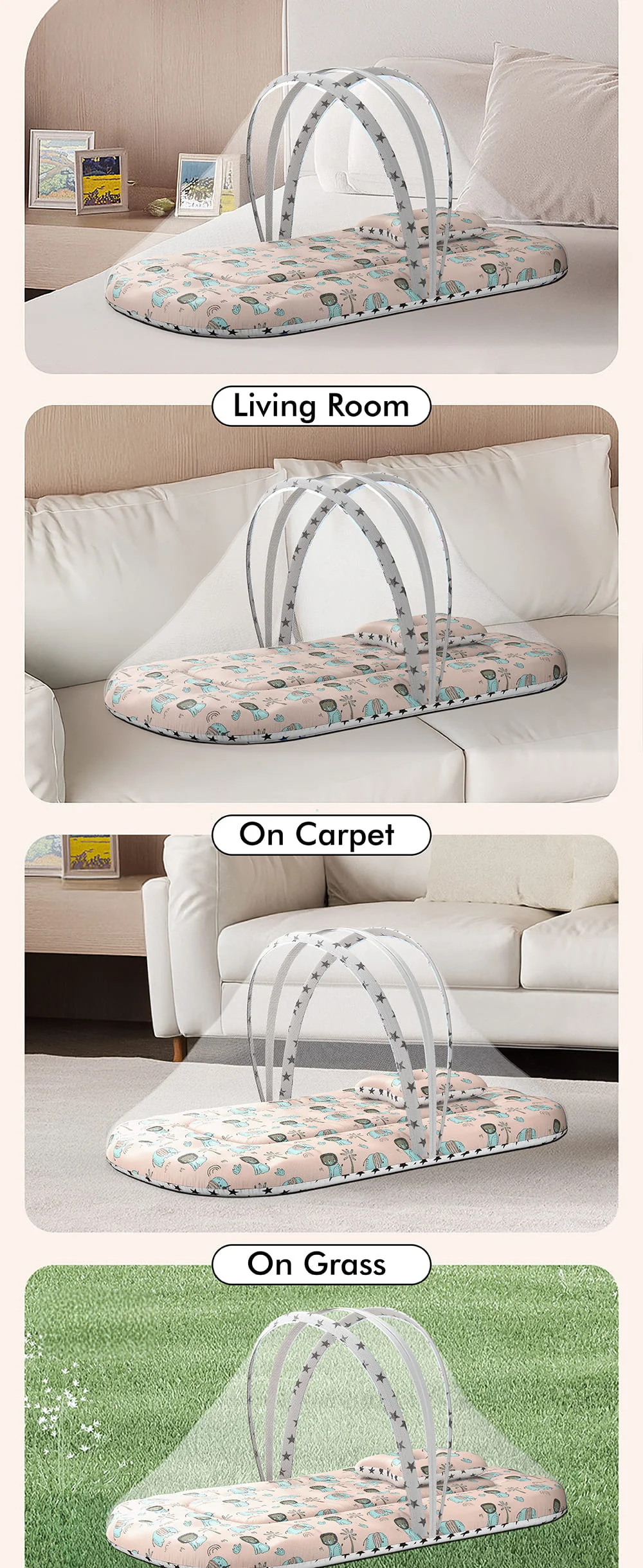 Baby-Beddingset-with-mosquito net