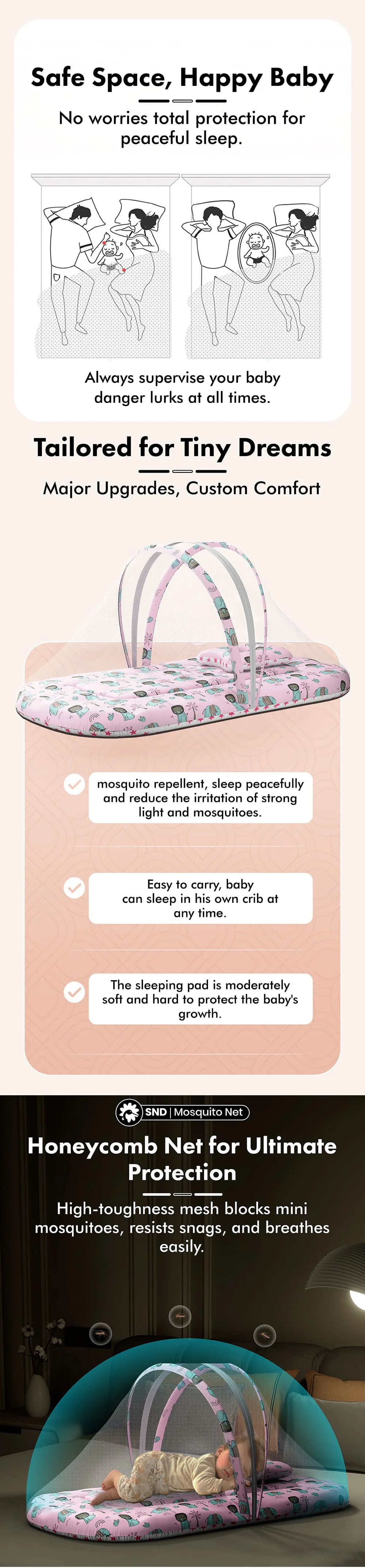Baby-Beddingset-with-mosquito net