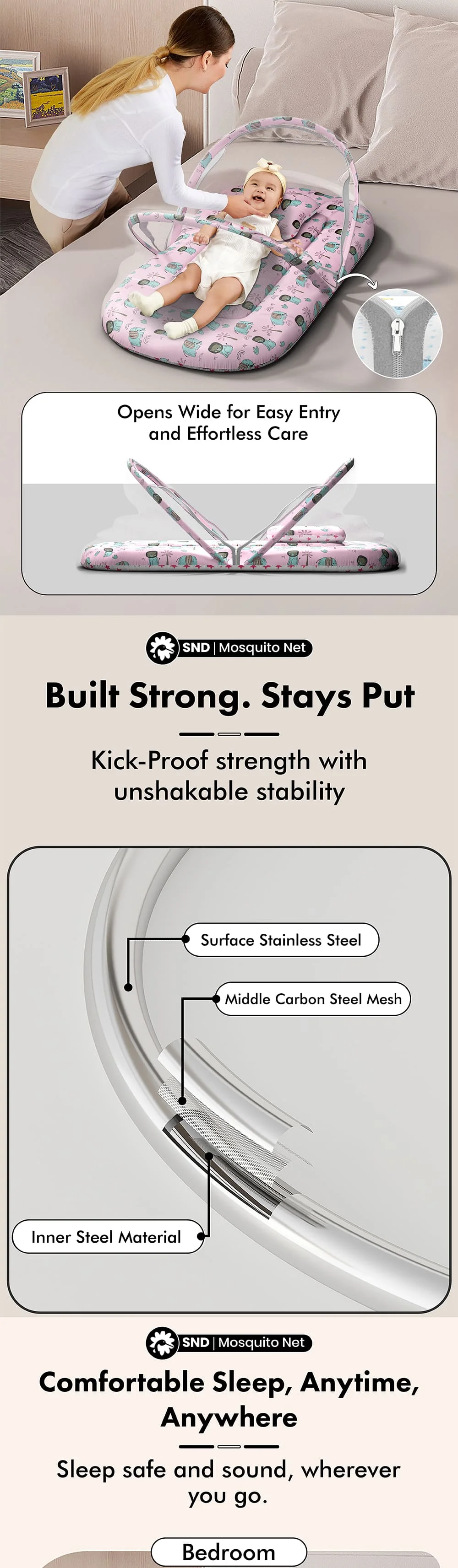 Baby-Beddingset-with-mosquito net