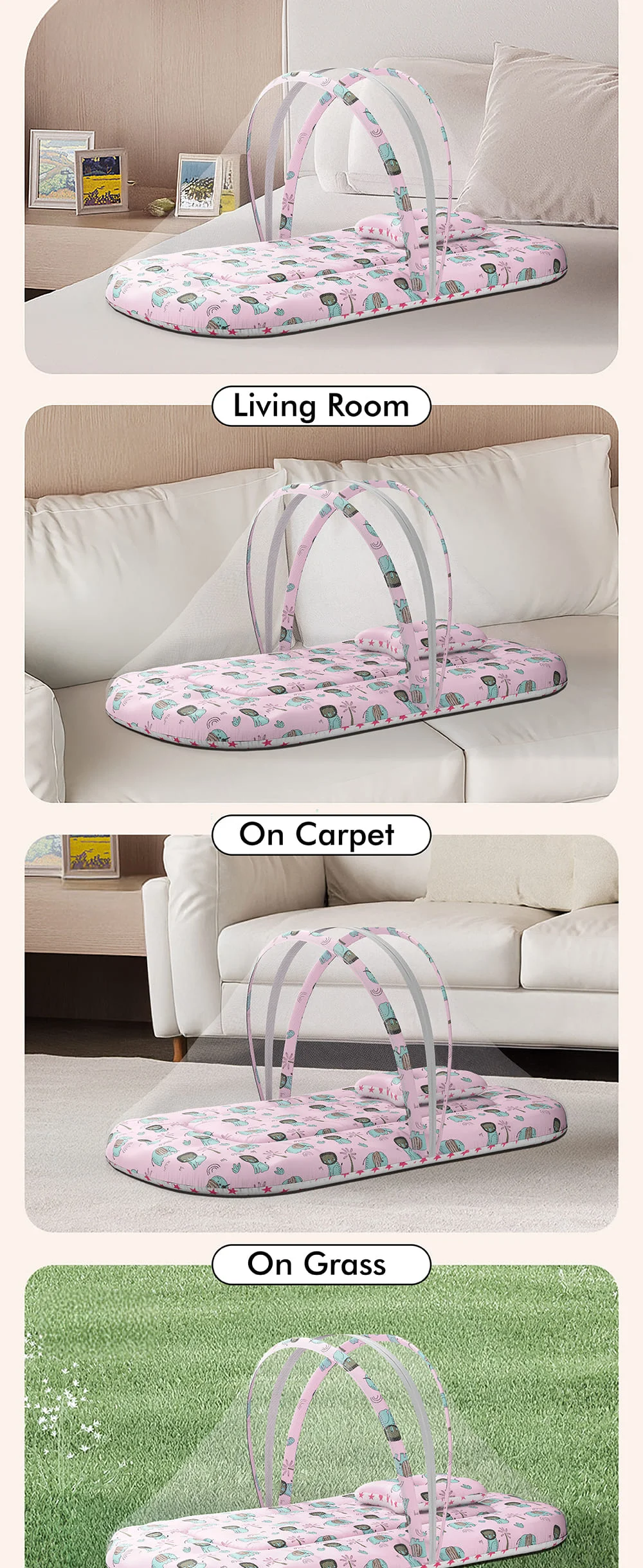 Baby-Beddingset-with-mosquito net