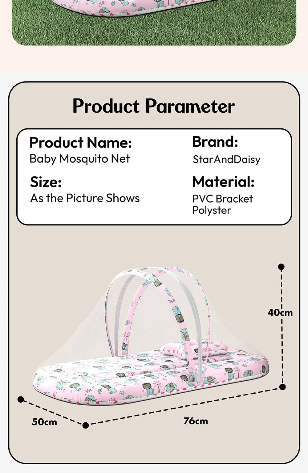 Baby-Beddingset-with-mosquito net