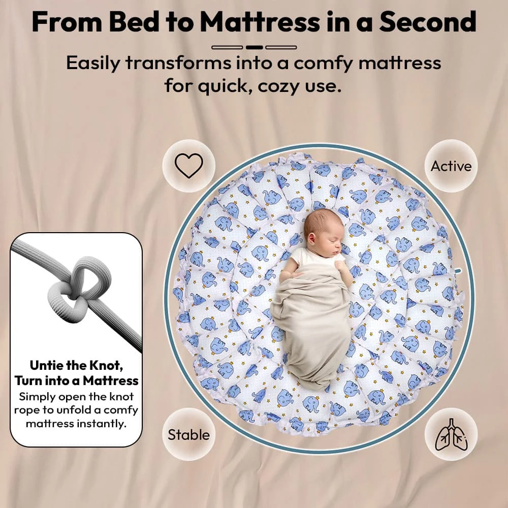 baby round bed