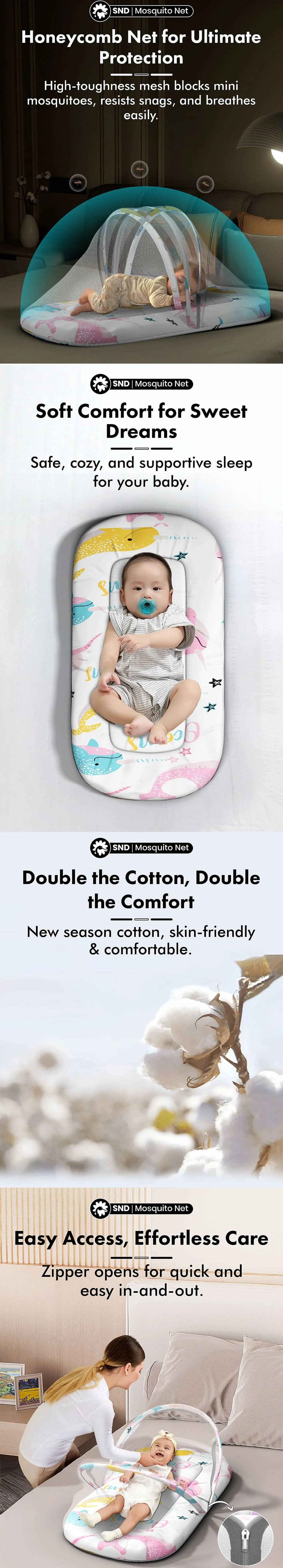 Bed Set with Mosquito Net