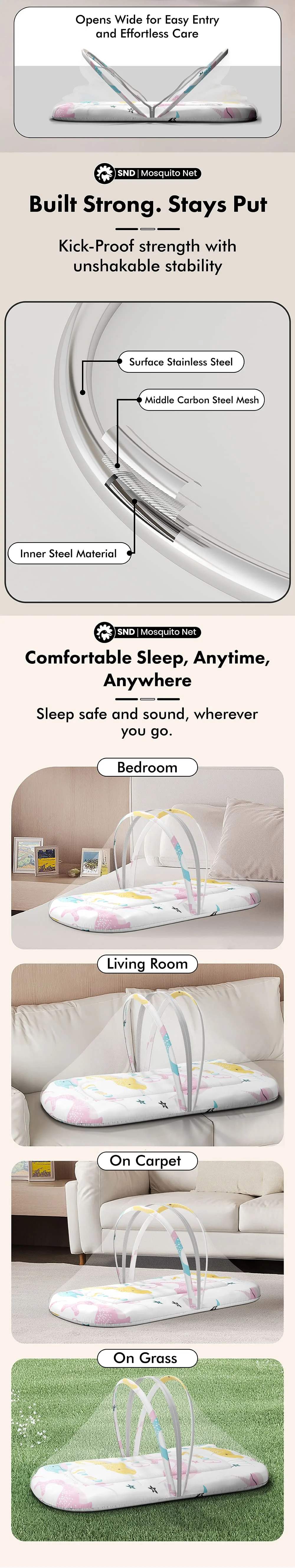 Bed Set with Mosquito Net