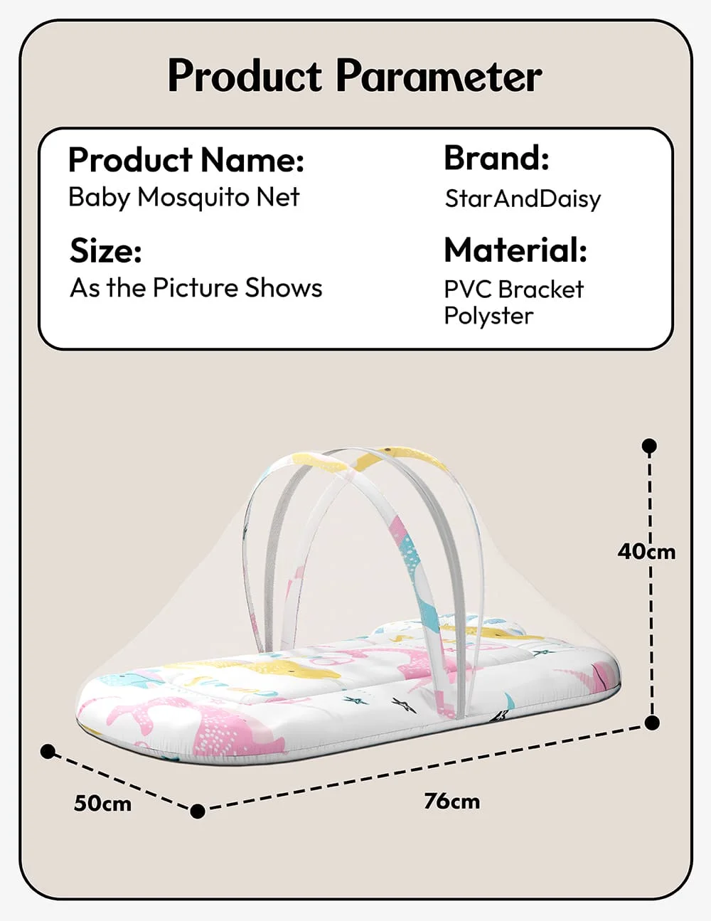 Bed Set with Mosquito Net