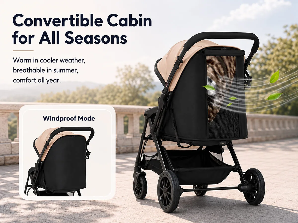 City Joy Baby Stroller with Reversible Handle
