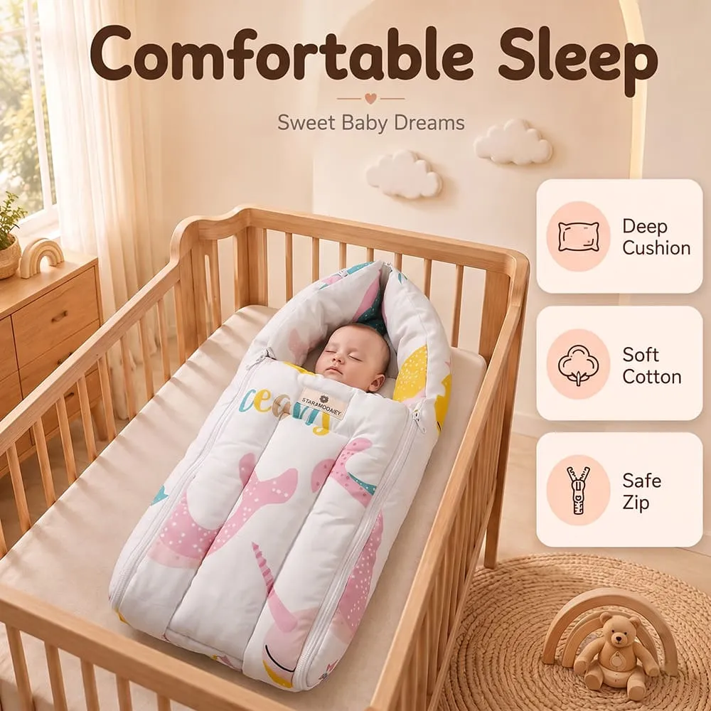 comfortable sleep baby sleeping bag ocean print