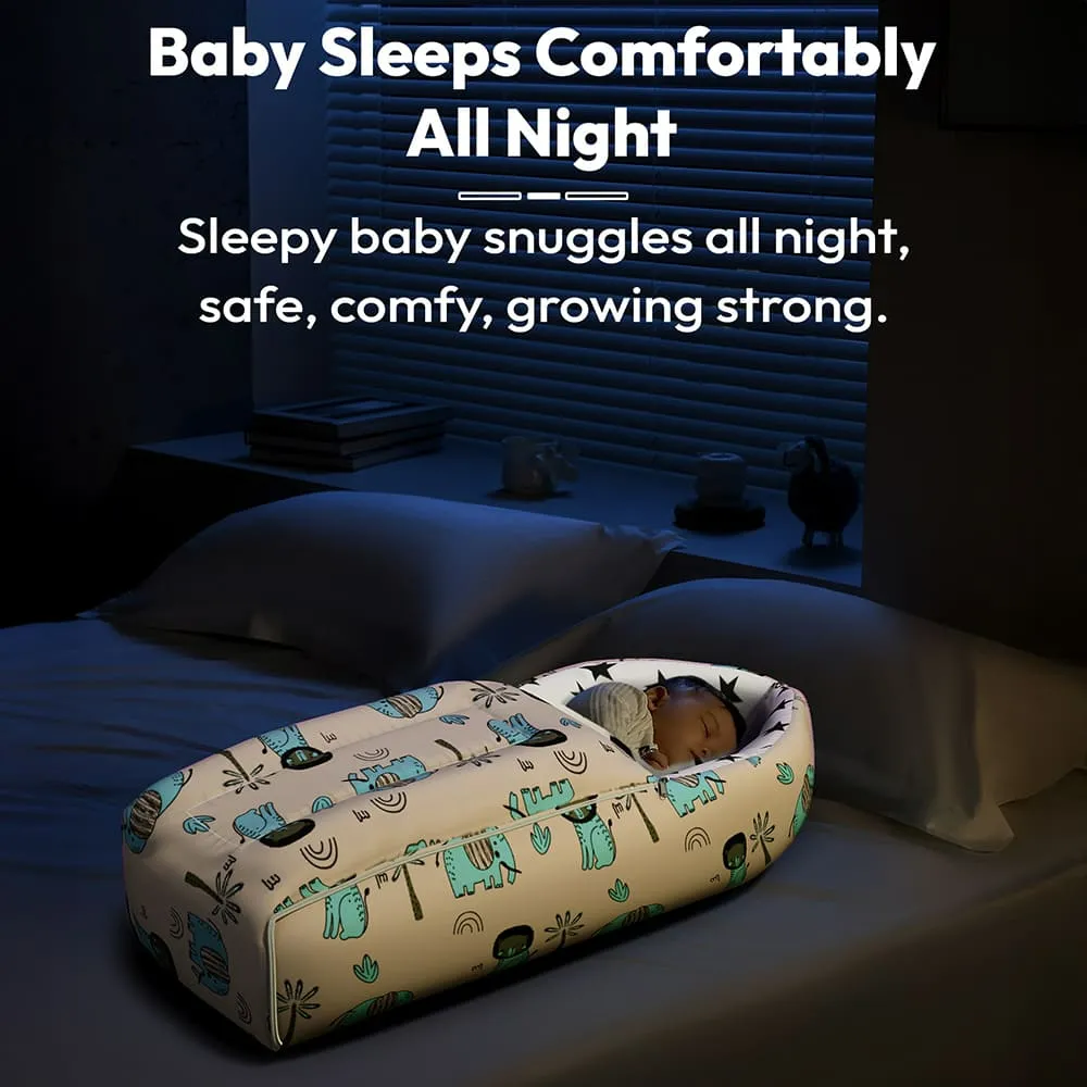 comfortable sleeping baby at night with best baby sleeping bag