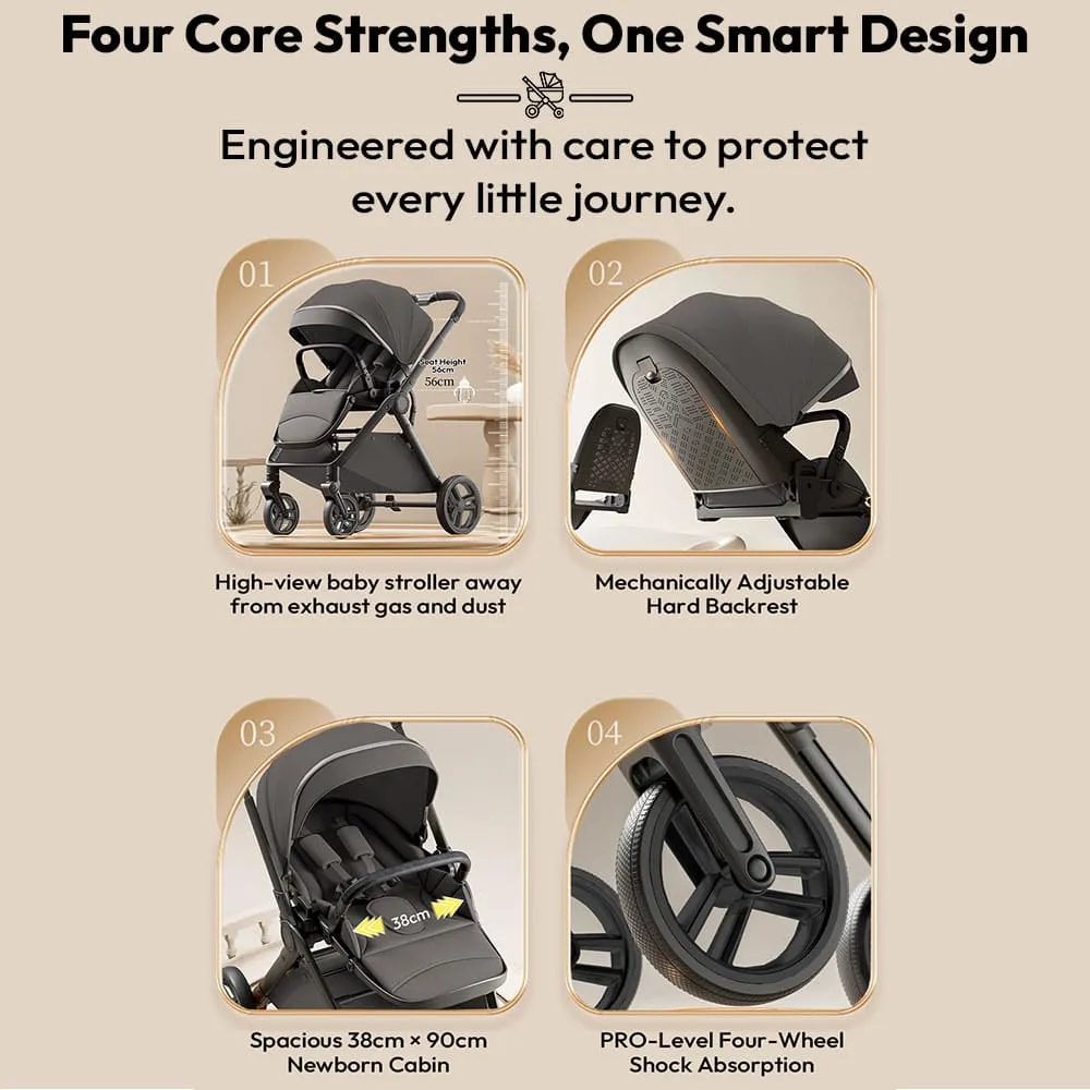 four core strength one smart design stroller for baby